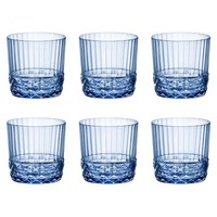 Набор стаканов Bormioli Rocco America'20s Sapphire Blue 6 шт 300 мл 122156BAU021990