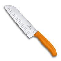Нож кухонный Victorinox Santoku 17 cм оранжевый 6.8526.17L9B