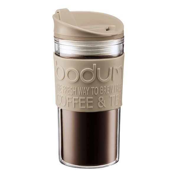 Термокружка Bodum Travel Mug 0,35л бежевая
