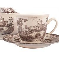 Чайный сервиз Claytan Ceramics Пимберли Браун на 6 персон 910-059