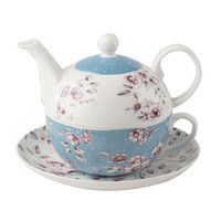 Набор для чая Katie Alice Ditsy Floral чашка с блюдцем  чайник заварочный KA5202103