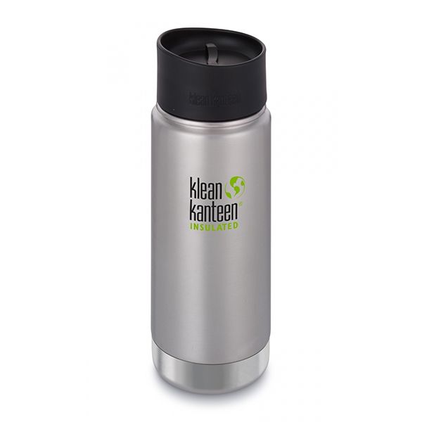 Термофляга Klean Kanteen Wide Vacuum Insulated Cafe Cap Brushed Stainless 473 мл 1000759