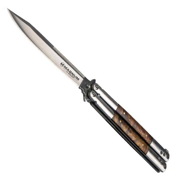 Нож Boker Magnum Balisong Wood Large 06EX405
