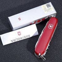 Комплект Нож Victorinox Huntsman Red 1.3713 + Чехол с фонариком Police