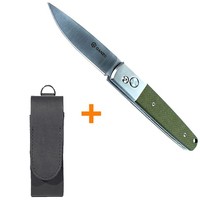 Комплект Ganzo Нож G7211-GR + Чехол для ножа на липучке (тип Ganzo) 2-4 слоя G405233