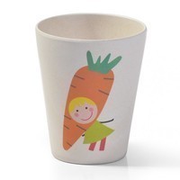 Детский стакан Fissman Морковь 300 мл бамбуковое волокно 8367
