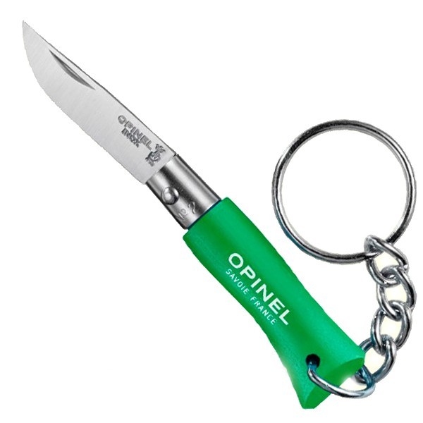 Нож-брелок Opinel №2 зеленый 204.66.27