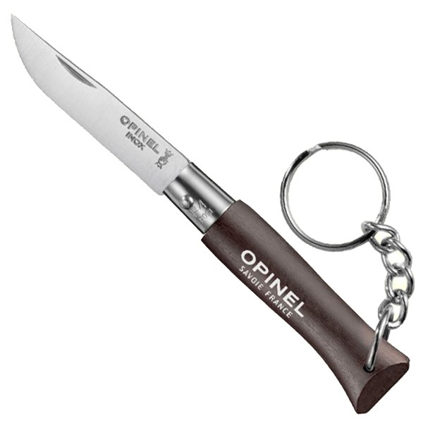 Нож-брелок Opinel №4 коричневый 204.66.28