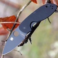 Нож Spyderco Efficent Black Blade C216GPBBK