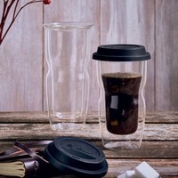 Чашка Luigi Bormioli Thermic Glass Coffee To Go с крышкой 340 мл 12837/01