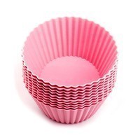 Набор форм для кексов Con Brio 674-CB розовый 10 шт