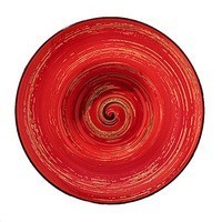 Тарелка глубокая Wilmax Spiral Red 20 см WL-669222 / A