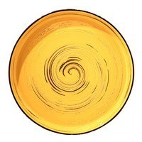 Тарелка Wilmax Spiral Yellow 23 см WL-669419 / A