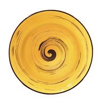 Тарелка Wilmax Spiral Yellow 25,5 см 350 мл WL-669427 / A