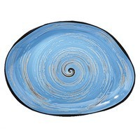 Блюдо Wilmax Spiral Blue 33 х 24,5 см WL-669642 / A