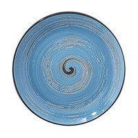Тарелка Wilmax Spiral Blue 25,5 см WL-669614 / A