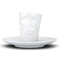 Чашка с блюдцем Tassen Espresso белый фарфор 80 мл