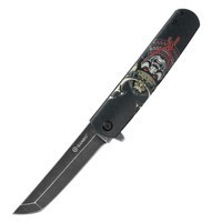 Нож складной Ganzo G626-BS чорный самурай G626-BS