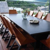 Комплект мебели с гриль-очагом Quan Garden Art на 10 персон черный QN93032