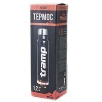 Комплект Tramp Термос 1,2 л TRC-028-black + Пробка для термосов Expedition UTRA-287