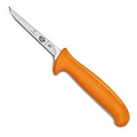 Кухонный нож Victorinox Fibrox Poultry Small 9 см с оранжевой ручкой 5.5909.09S 