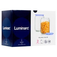Набор банок Luminarc Plano Blue 2 пр Q8239