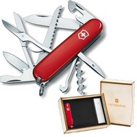 Комплект Victorinox Нож Huntsman Red 1.3713 + Подарочная коробка для ножа 91мм vix-2