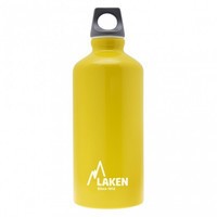 Бутылка Laken Futura 0,6 л Yellow/Grey Cap 71G-YE