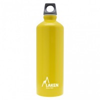 Бутылка Laken Futura 0,75 л Yellow/Grey Cap 72G-YE