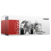 Набор посуды Vinzer Techno 9 пр 50022