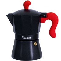 Гейзерная кофеварка Con Brio 150 мл 6603-CB червон