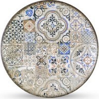 Тарелка Wilmax Vintage Mosaic Graphics обеденная круглая 25 см WL-671305 / A