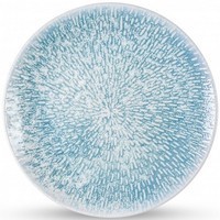 Тарелка Wilmax Coral Blue Graphics обеденная круглая 25 см WL-671605 / A
