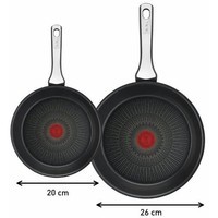 Набор сковородок Tefal Unlimited ON, 20/26 см, черный, 2 шт. G2599002